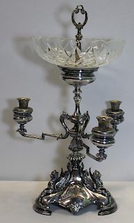 SILVER-PLATE. Elkington & Co. Silver-Plate Epergne