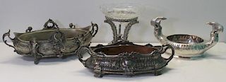 SILVERPLATE. Assorted Decorative Silver-Plate