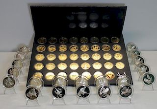 SILVER. Assorted Set of Silver Medallions/Ingots.