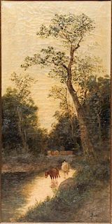 J.D. Bossi (Italian, 19th C.)- Oil on Canvas