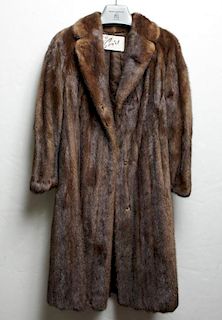 Vintage Mink Fur Coat, Woman's, by Walt Stiel