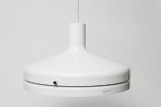 Lightolier White Pendant Hanging Lamp