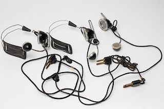 Vintage Microphone Headsets, 3