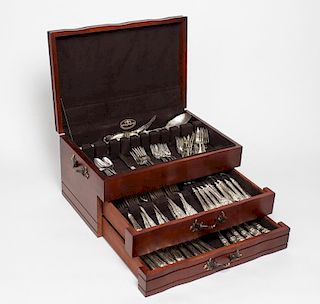 Silver-Plate Flatware Sets, Combined in Box
