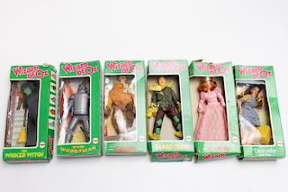 Wizard of Oz MEGO Doll Set of 6 Figures, 1974