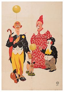 Adolf Friedlander Stock Circus Poster.