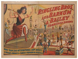 Ringling Brothers and Barnum & Bailey. More than 200 International Lady Artists / A World’s Congress of Famous Performing B