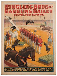 Ringling Brothers and Barnum & Bailey. Alf. Loyal’s Astonishing Riding, Leaping, and Juggling Dogs.