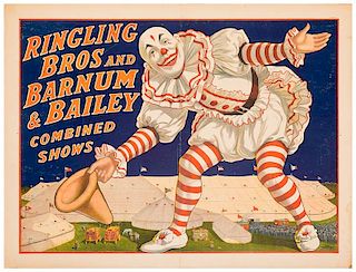 Ringling Brothers and Barnum & Bailey Combined Shows. Giant Clown.