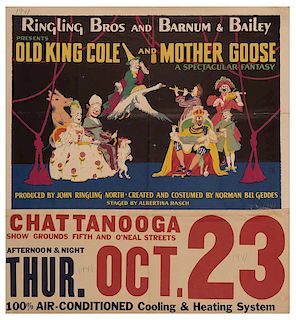 Ringling Bros. and Barnum & Bailey Circus. Lot of Three Circus Posters.