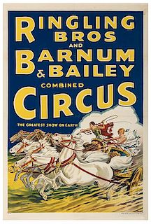 Ringling Brothers and Barnum & Bailey Combined Circus The Greatest Show on Earth.