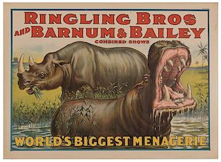 Ringling Brothers and Barnum & Bailey Combined Shows World’s Biggest Menagerie.