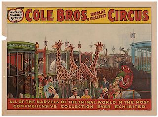 Cole Brothers World’s Greatest Circus Menagerie.