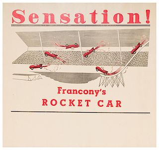 Sensation! Francony’s Rocket Car.