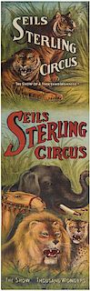 Seils-Sterling Circus. The Show of a Thousand Wonders.