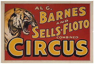 Al. G. Barnes and Sells-Floto Combined Circus.