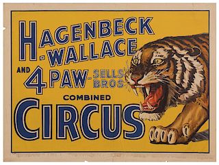 Hagenbeck-Wallace and Forepaugh-Sells Brothers Combined Circus.