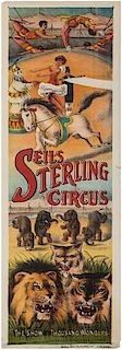 Pair of Seils-Sterling Panel Circus Posters.