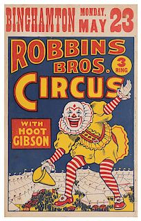 Three Circus Window Cards.