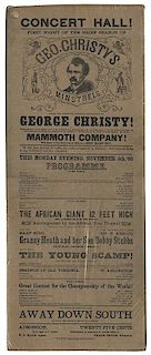 George Christy’s Minstrels. Mammoth Company!