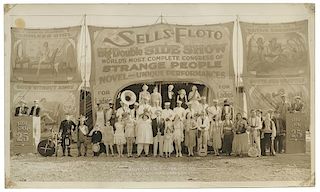 Sells-Floto Big Double Side Show. Lew C. Delmore, Manager.