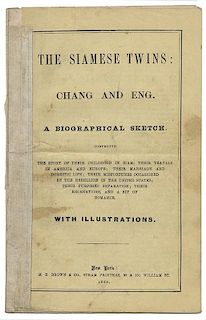 The Siamese Twins: Chang and Eng. A Biographical Sketch.