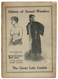 History of Sexual Wonders. The Great Lala Coolah.