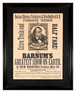 Extra Train and Half Fare! To Barnum’s Greatest Show on Earth.
