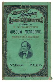 Illustrated History of Animals and the Leading Curiosities Contained in P.T. Barnum’s Museum...