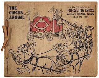 The Circus Annual. Route Book of Ringling Bros. 1901.