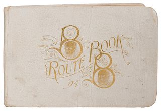 The Barnum & Bailey Official Route Book. Season of 1894.