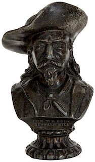 Buffalo Bill Figural Toothpick Holder.