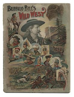 Buffalo Bill’s Wild West Historical Sketches and Program.