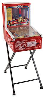 25 Cent Super Flipp Gumball Vendor/Pinball Machine.