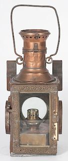 Copper Carriage Lamp