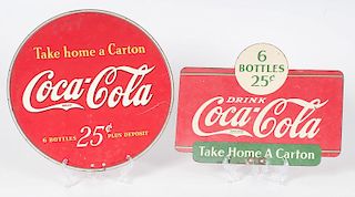 Coca-Cola "Take Home a Carton" Advertising Signs