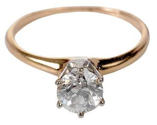 14kt. Diamond Solitaire Ring