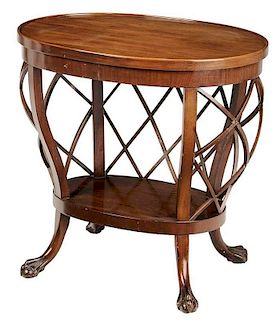 Classical Style Mahogany Side Table