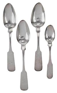 Nine Glaze Coin Silver Spoons