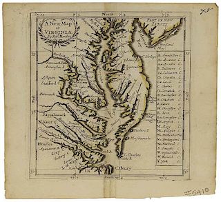 Morden - A New Map of Virginia