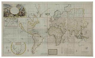 Moll - Correct Map of the Whole World, 1719