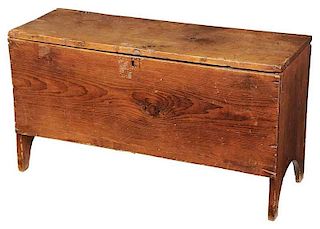 Early American Six Board Chest