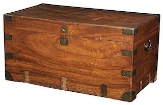 Roosevelt Family Brass Mounted Camphor Chest