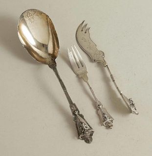 Three Silver Table Items, George Sharp