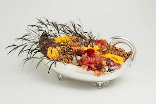 Mexican Sterling Swan Centerpiece Dish, 41.19 ozt