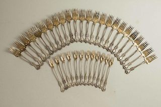 36 Assorted Towle "Old Colonial" Silver Forks
