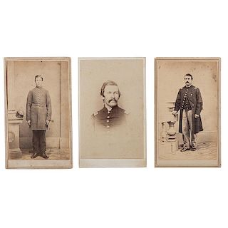 New Hampshire Soldiers & Sailors, Exceptional CDV Collection Incl. Asa Carr WIA Gettysburg, Charles Wilkins WIA Vicksburg, & 