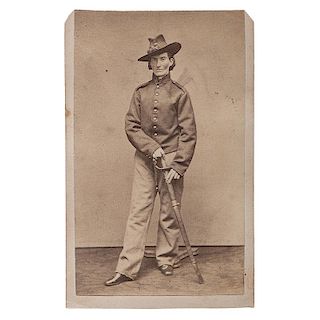 Female Union Soldier, Frances L. Clayton, Rare Civil War CDV