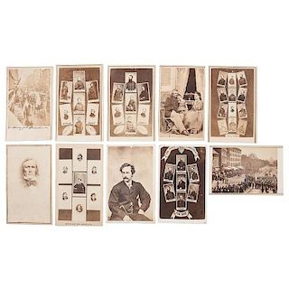 Fine Pair of Civil War CDV Albums Containing Union Generals, the Grand Review, Booth & Associates, and More