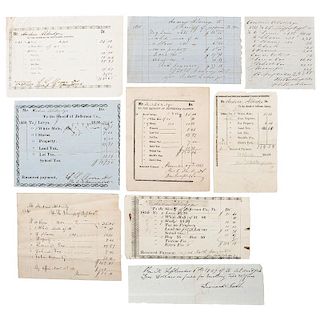 Confederate / Southern Archive Identified to Slave Owner, Andrew Aldridge, Charlestown, West Virginia